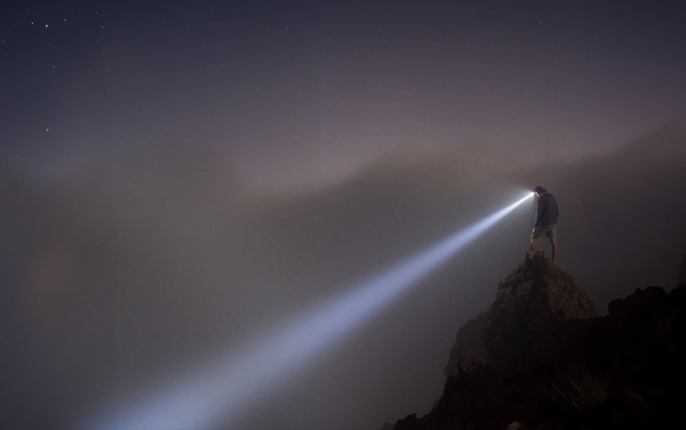 Wandern mit Stirnlampe