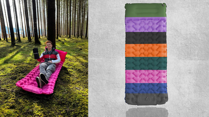 Bunte ultraleichte Isomatten