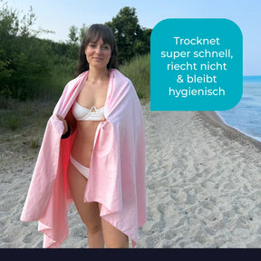 Ultraleichtes Mikrofaser Reisehandtuch – schnell trocknend & kompakt